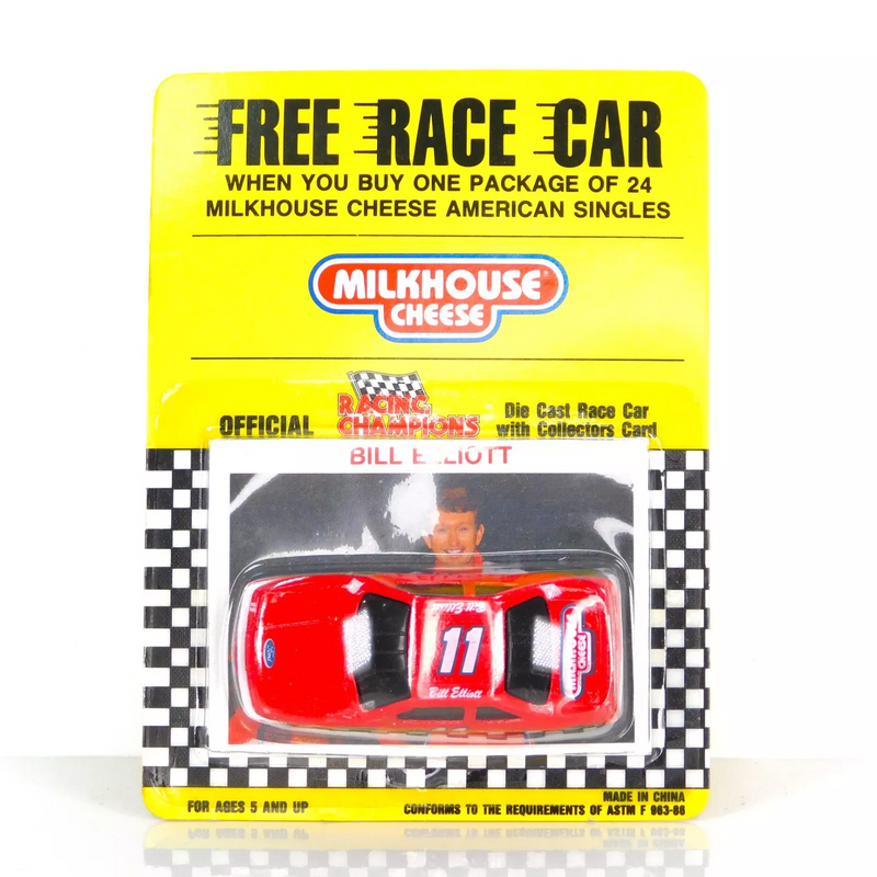 *Pre-Owned* Bill Elliott 1992 Milkhouse Cheese Racing Champions Promo 1:64 Nascar Diecast