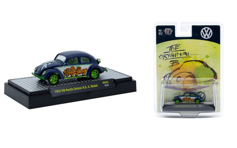 Chase 1953 Volkswagen Beetle M2 Machines 1:64 Scale Hobby Special 31500-HS63