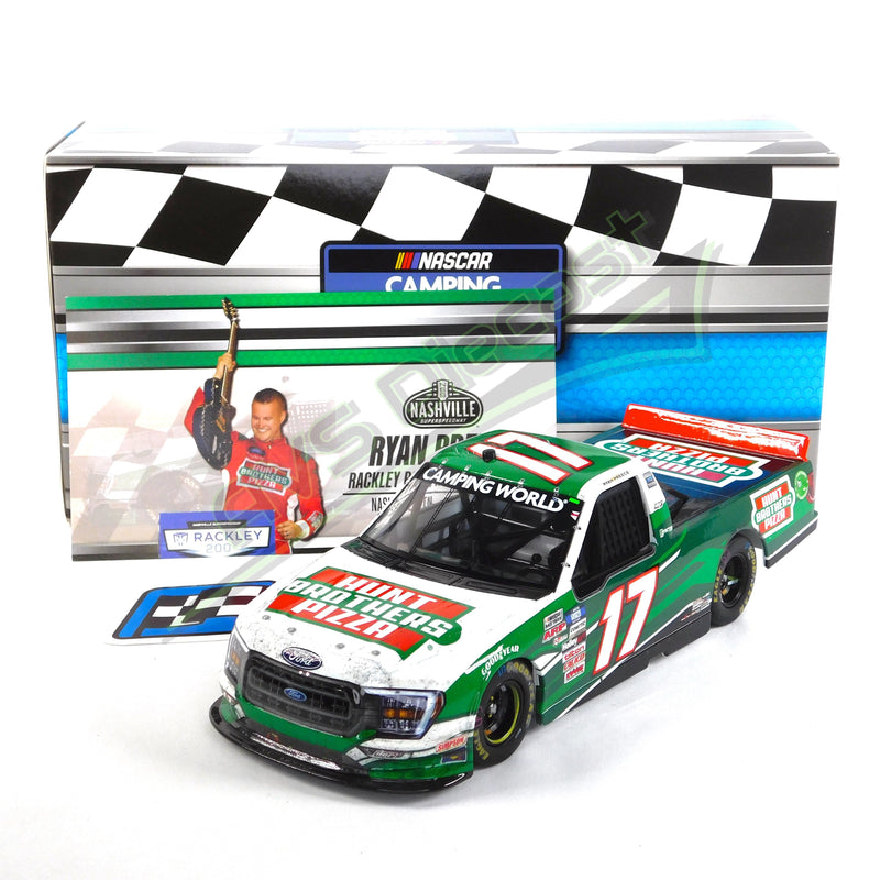 Ryan Preece 2021 Hunt Brothers Pizza Nashville Truck Series Race Win 1:24 Nascar Diecast - AVS Diecast