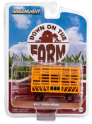 Down on the Farm 48070F Bale Throw Wagon Yellow 1:64 Diecast