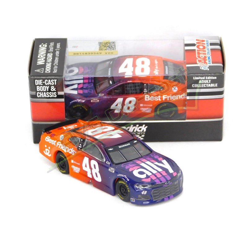 Alex Bowman 2021 Ally / Best Friends 1:64 Nascar Diecast Chassis Rubber Tires - Lionel Racing - AVS Diecast