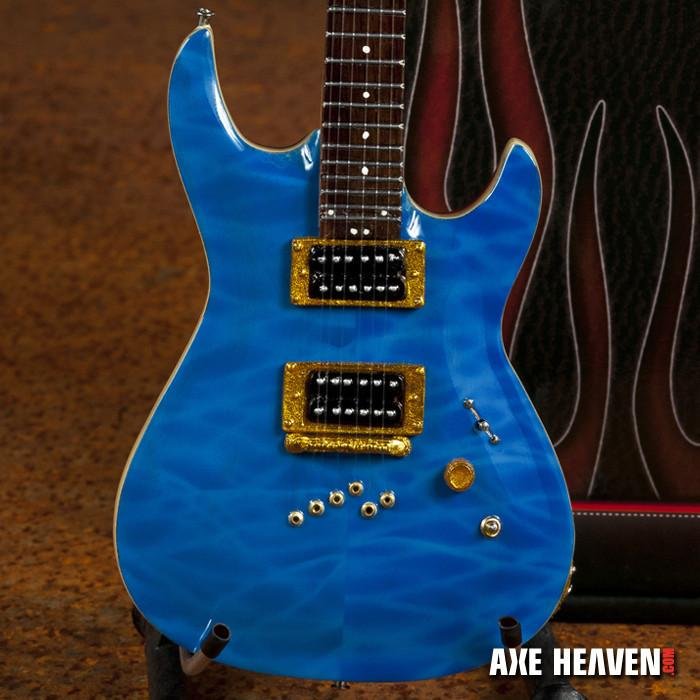 Axe Heaven Neil Zaza Blue NZS-1 Cort Mini Guitar Replica Collectible NZ-153 - Axe Heaven - AVS Diecast