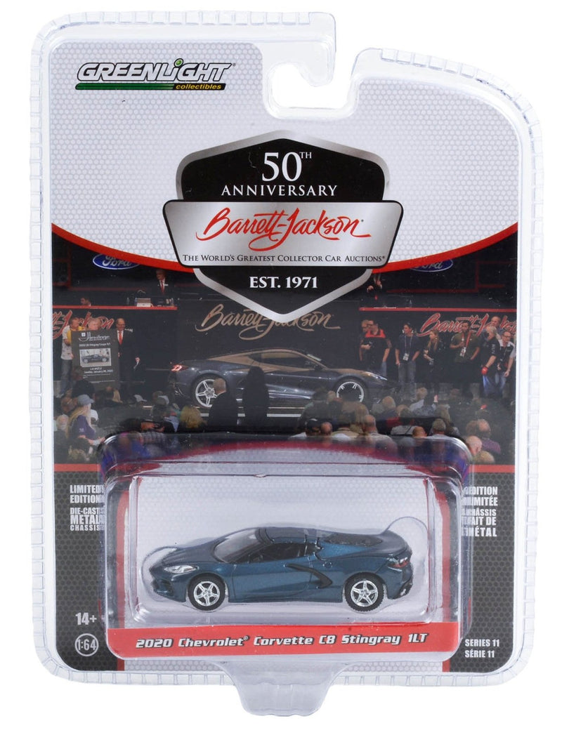 Barrett-Jackson 37270-E 2020 Chevrolet Corvette C8 Stingray - Greenlight - AVS Diecast