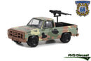 Battalion 64 61030-E 1984 Chevrolet M1009 CUCV With Mounted Gun - Greenlight - AVS Diecast
