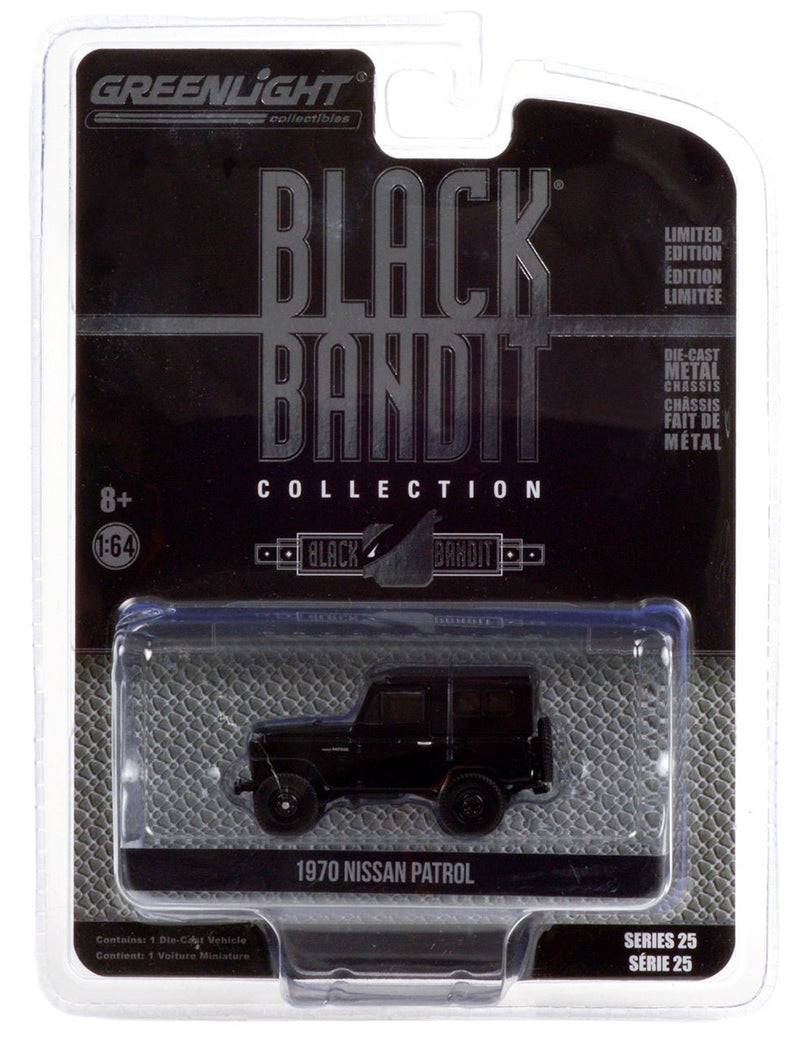 Black Bandit 28070-B 1970 Nissan Patrol - Greenlight - AVS Diecast