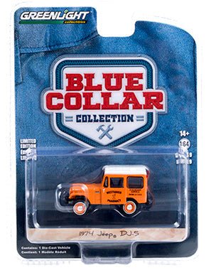 Blue Collar 35200-B 1974 Jeep DJ-5 Westhaven Pharmacy - Greenlight - AVS Diecast