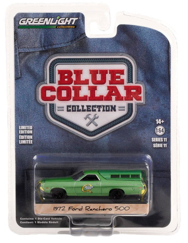 Blue Collar 35240-B 1972 Ford Ranchero 500 - Greenlight - AVS Diecast