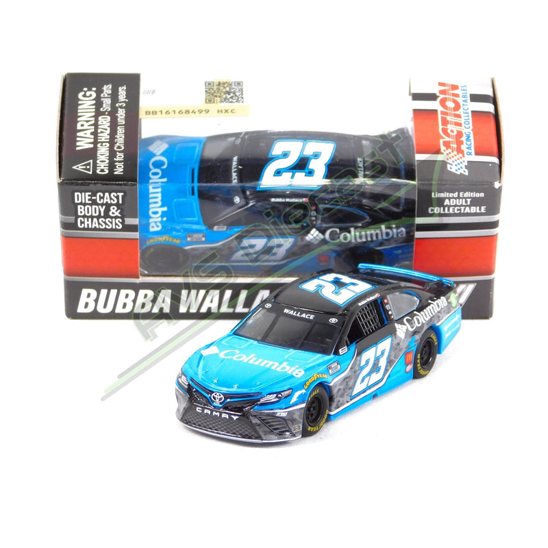 Bubba Wallace 2021 Columbia 1:64 Nascar Diecast Chassis Rubber Tires - Lionel Racing - AVS Diecast