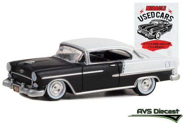 Busted Knuckle Garage 39120-C 1955 Chevrolet Bel Air Lowrider - Greenlight - AVS Diecast