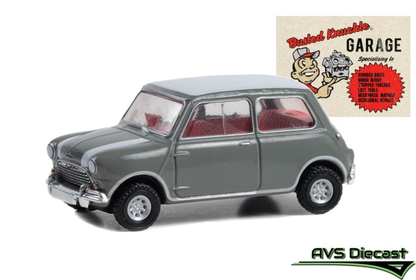 Busted Knuckle Garage 39120-E 1965 Austin Cooper S - Greenlight - AVS Diecast