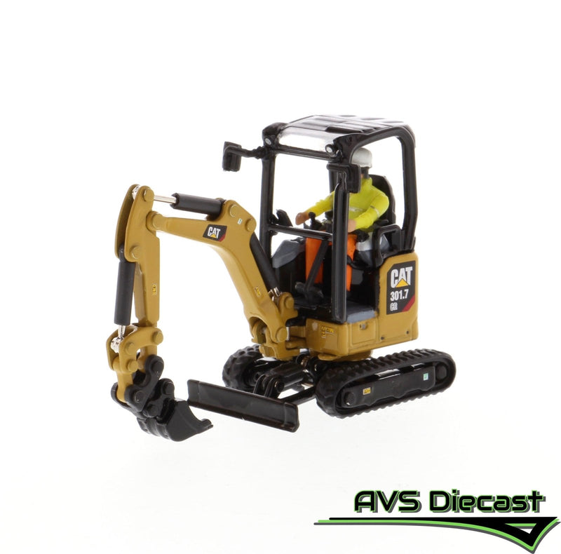 Caterpillar 301.7 CR Mini Hydraulic Excavator 1:50 Scale Diecast 85597 - Diecast Masters - AVS Diecast