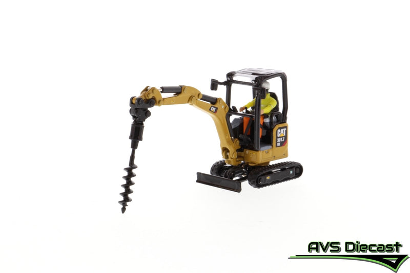 Caterpillar 301.7 CR Mini Hydraulic Excavator 1:50 Scale Diecast 85597 - Diecast Masters - AVS Diecast