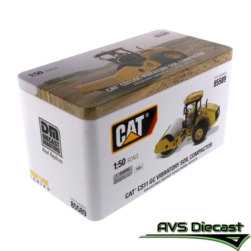 Caterpillar CS11 GC Soil Compactor 1:50 Scale Diecast 85589 - Diecast Masters - AVS Diecast
