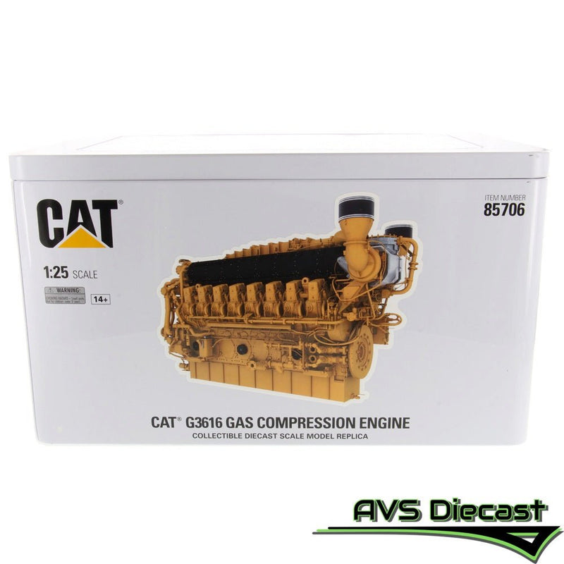 Caterpillar G3616 A4 Gas Compression Engine 1:25 Scale Diecast 85706 - Diecast Masters - AVS Diecast