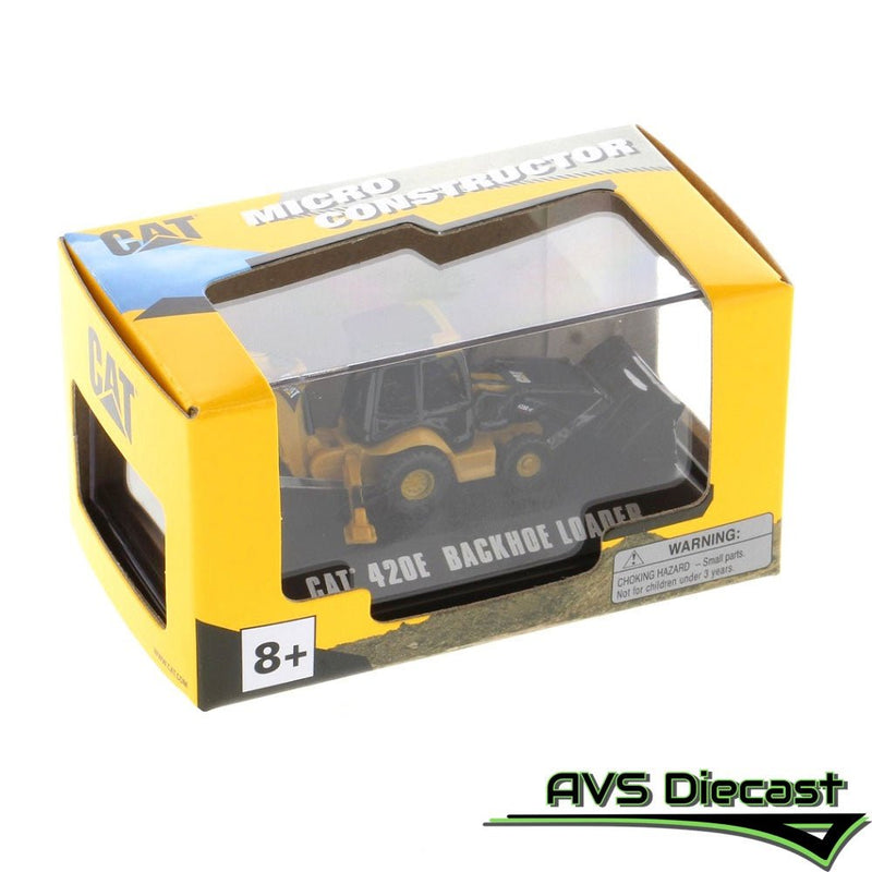 Caterpillar Micro Constructor 420E Backhoe Loader 85973DB - Diecast Masters - AVS Diecast