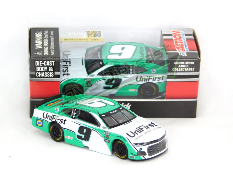 Chase Elliott 2021 Unifirst 1:64 Nascar Diecast W/ Diecast Chassis Rubber Tires - Lionel Racing - AVS Diecast