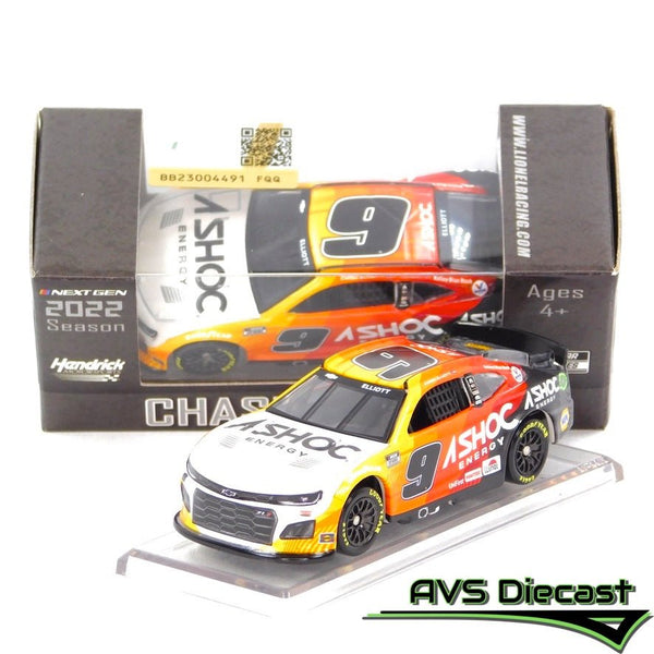 Chase Elliott 2022 Ashoc 1:64 Nascar Diecast - Lionel Racing - AVS Diecast