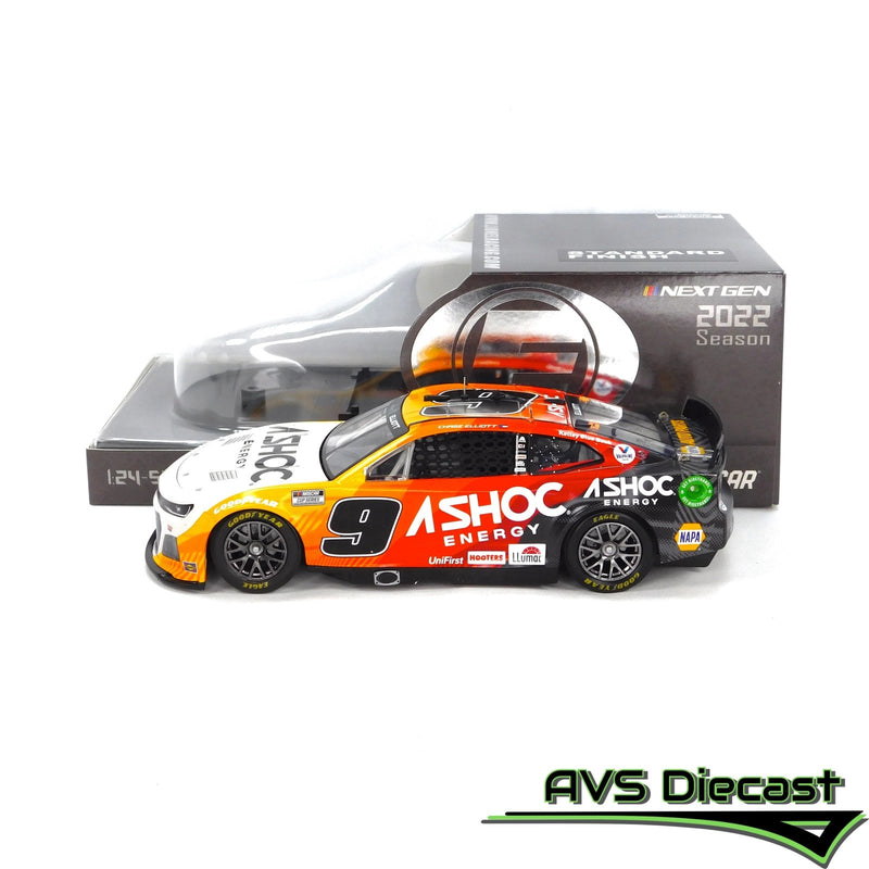 Chase Elliott 2022 Ashoc Elite 1:24 Nascar Diecast - Lionel Racing - AVS Diecast