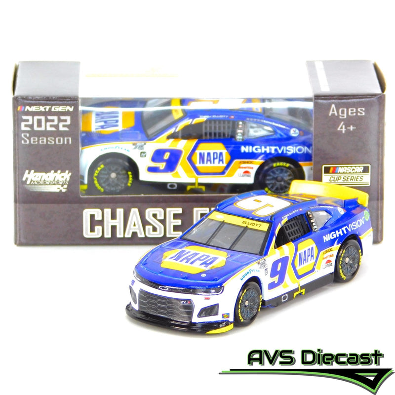 Chase Elliott 2022 NAPA / Nightvision 1:64 Nascar Diecast - Lionel Racing - AVS Diecast