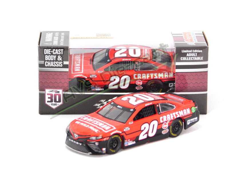 Christopher Bell 2021 Craftsman 1:64 Nascar Diecast W/ Diecast Chassis Rubber Tires - Lionel Racing - AVS Diecast