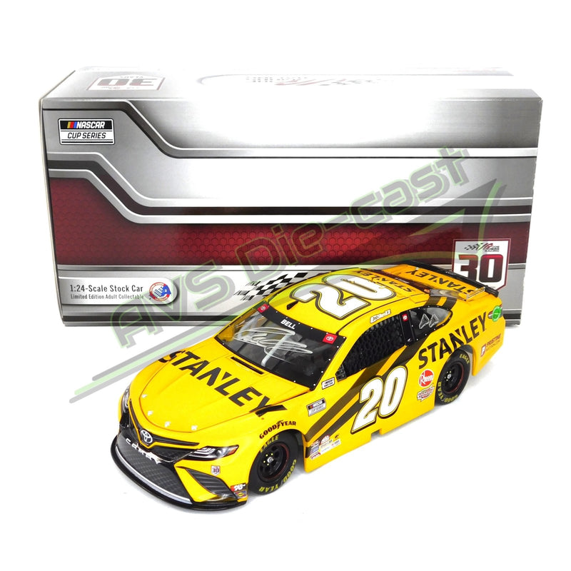 Christopher Bell Autographed 2021 Stanley 1:24 Nascar Diecast - Lionel Racing - AVS Diecast