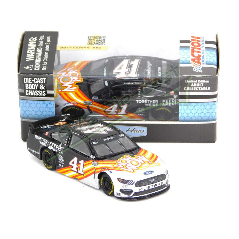 Cole Custer 2021 Wow Wow Waffles / Feeding America 1:64 Nascar Diecast Chassis Rubber Tires - Lionel Racing - AVS Diecast