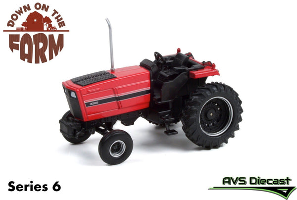 Down on the Farm 48060-C 1981 Row Crop Tractor 4-Wheel Drive - Greenlight - AVS Diecast