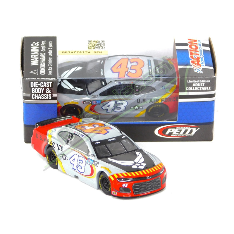 Erik Jones 2021 U.S. Air Force 1:64 Nascar Diecast Chassis Rubber Tires - Lionel Racing - AVS Diecast