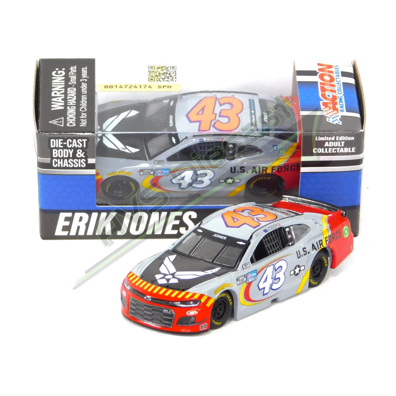 Erik Jones 2021 U.S. Air Force 1:64 Nascar Diecast Chassis Rubber Tires - Lionel Racing - AVS Diecast