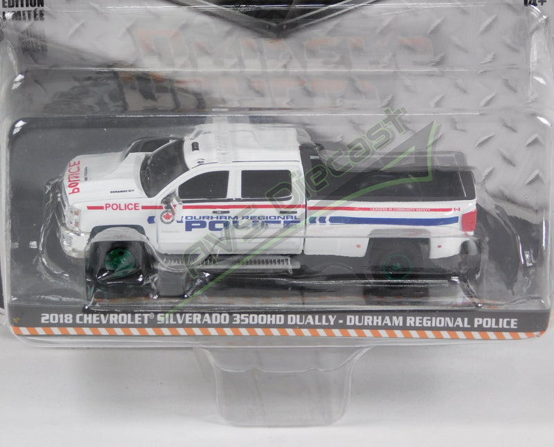 Green Machine Dually Drivers 46090-C 2018 Chevrolet Silverado 3500 - Greenlight - AVS Diecast