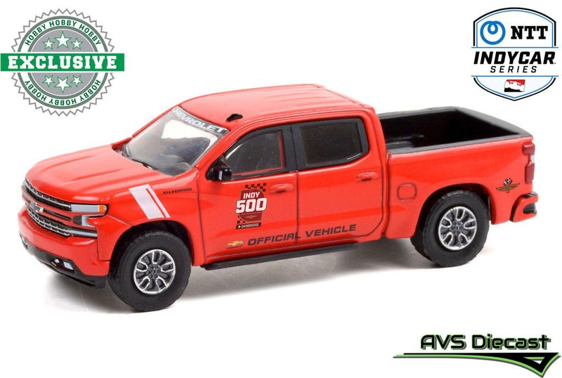 Hobby Exclusive 30259 2020 Chevrolet Silverado 104th Running of the Indianapolis 500 Official Truck - Greenlight - AVS Diecast