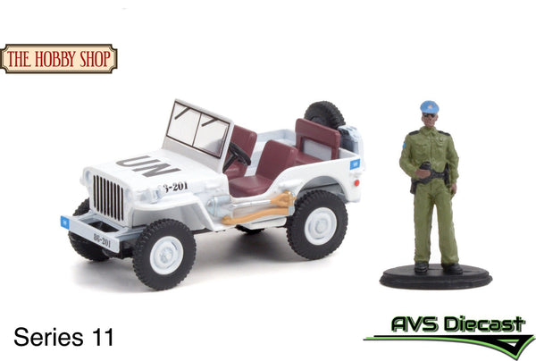 Hobby Shop 97110-A 1942 Willys MB Jeep - Greenlight - AVS Diecast