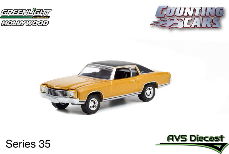 Hollywood 44950-D 1972 Chevrolet Monte Carlo Counting Cars - Greenlight - AVS Diecast