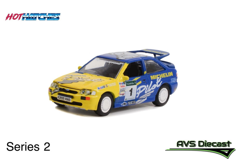 Hot Hatches 63020-E 1994 Ford Escort RS Cosworth - Greenlight - AVS Diecast