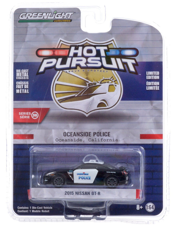 Hot Pursuit 42960-D 2015 Nissan GT-R - Greenlight - AVS Diecast