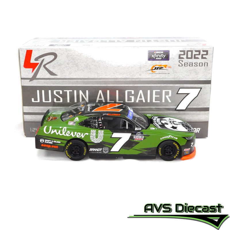 Justin Allgaier 2022 Unilever Military 1:24 Nascar Diecast - Lionel Racing - AVS Diecast