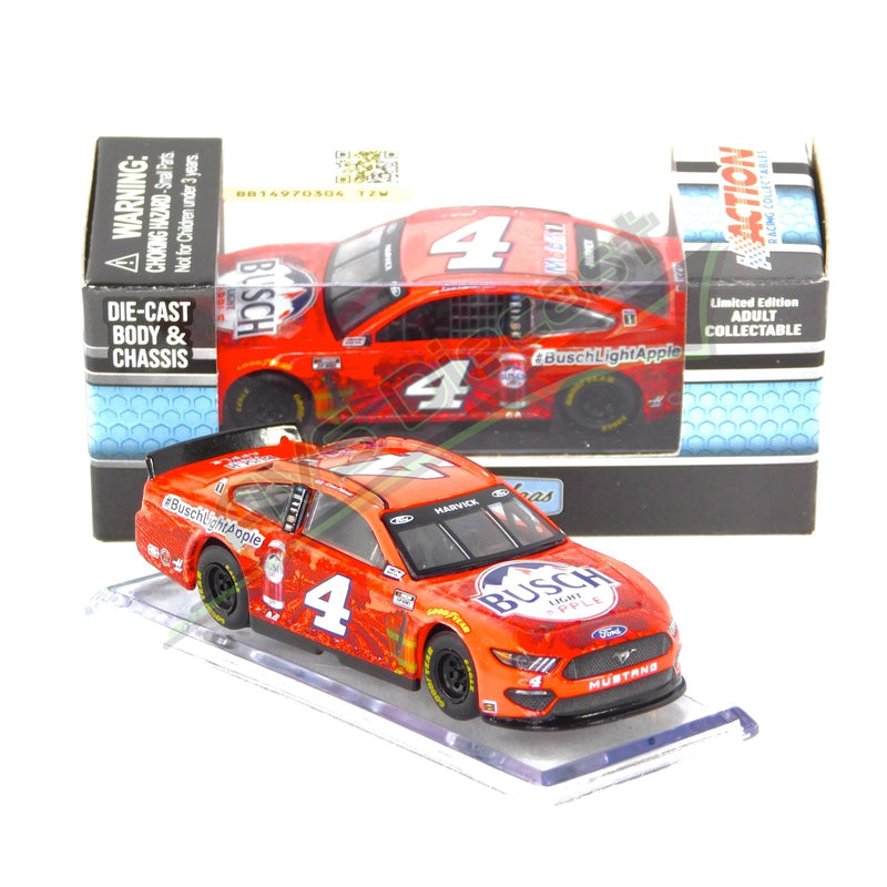 Kevin Harvick 2021 Busch Light Apple 1:64 Nascar Diecast Chassis Rubber Tires - Lionel Racing - AVS Diecast