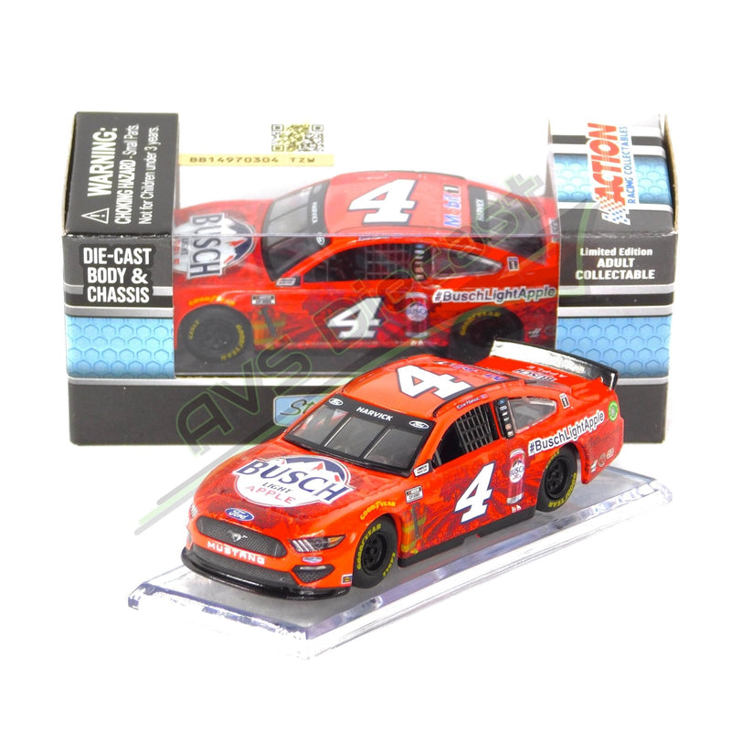 Kevin Harvick 2021 Busch Light Apple 1:64 Nascar Diecast Chassis Rubber Tires - Lionel Racing - AVS Diecast