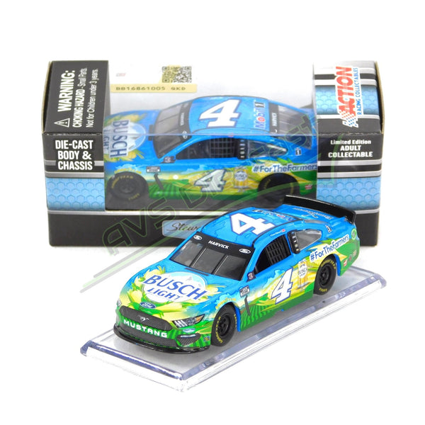 Kevin Harvick 2021 Busch Light #ForTheFarmers 1:64 Nascar Diecast Chassis Rubber Tires - Lionel Racing - AVS Diecast