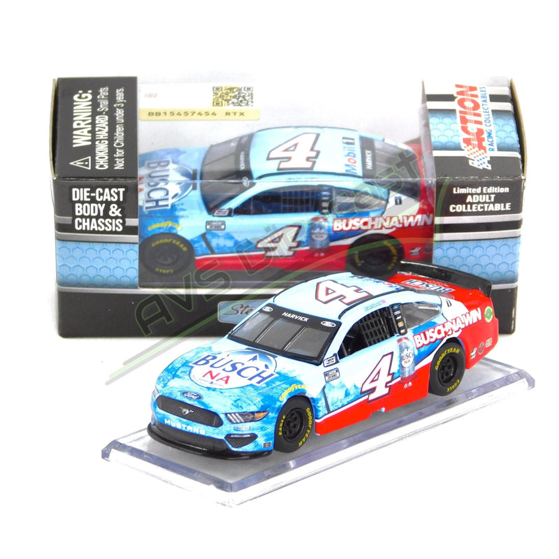 Kevin Harvick 2021 Busch NA 1:64 Nascar Diecast Chassis Rubber Tires - Lionel Racing - AVS Diecast