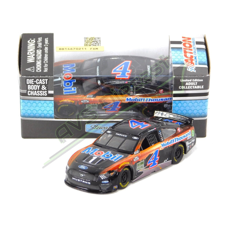 Kevin Harvick 2021 Mobil 1 Thousand.com Summer Road Trip 1:64 Nascar Diecast Chassis Rubber Tires - Lionel Racing - AVS Diecast