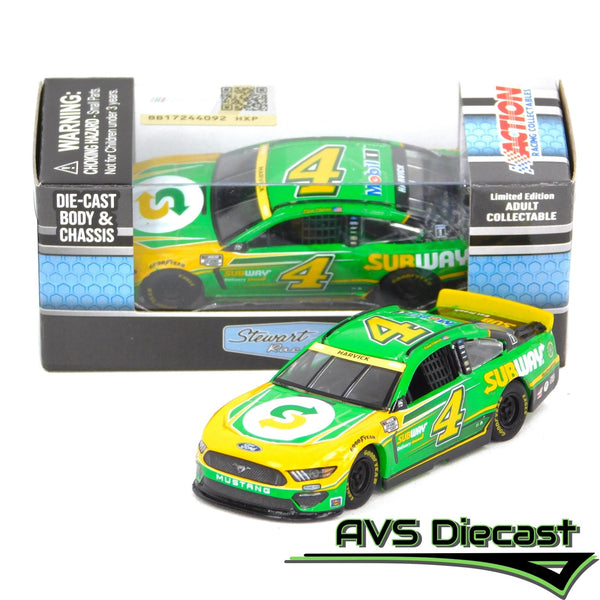 Kevin Harvick 2021 Subway 1:64 Nascar Diecast Chassis Rubber Tires - Lionel Racing - AVS Diecast
