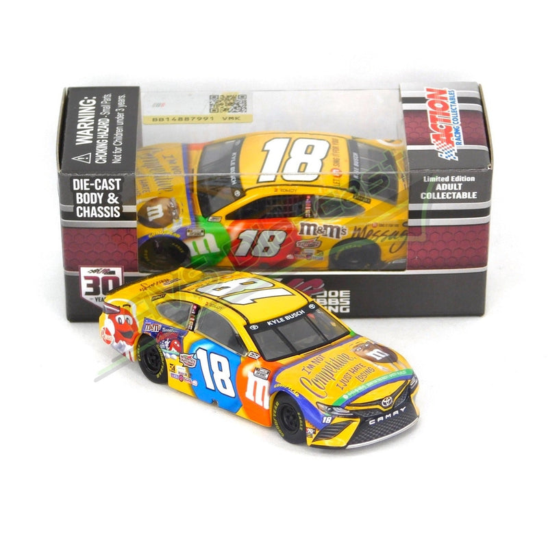 Kyle Busch 2021 M&M’S Messages “Competitive” 1:64 Nascar Diecast Chassis Rubber Tires - Lionel Racing - AVS Diecast