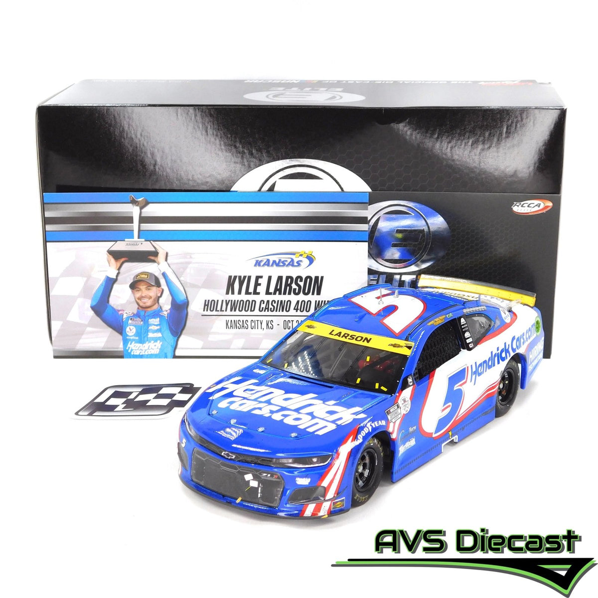 Kyle Larson 2021 BRISTOL RACE WIN ELITE 1/24 2024 NASCAR diecast