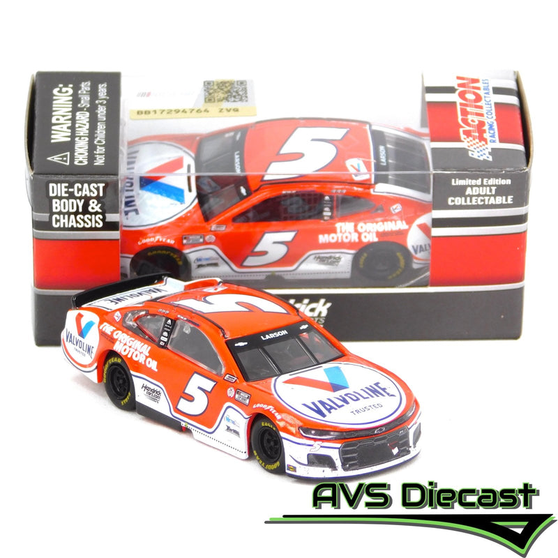 Kyle Larson 2021 Valvoline Nashville Race Win 1:64 Nascar Diecast Chassis Rubber Tires - Lionel Racing - AVS Diecast