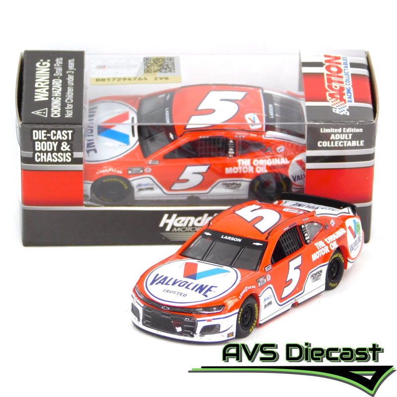 Kyle Larson 2021 Valvoline Nashville Race Win 1:64 Nascar Diecast Chassis Rubber Tires - Lionel Racing - AVS Diecast