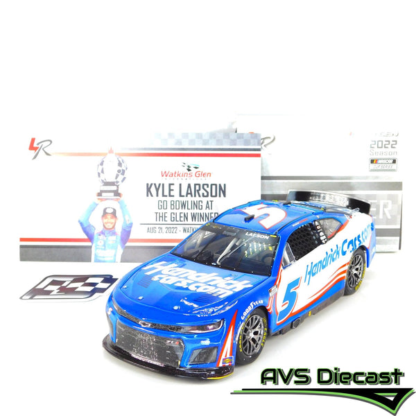 Kyle Larson 2022 HendrickCars.com Watkins Glen Win 1:24 Nascar Diecast - Lionel Racing - AVS Diecast