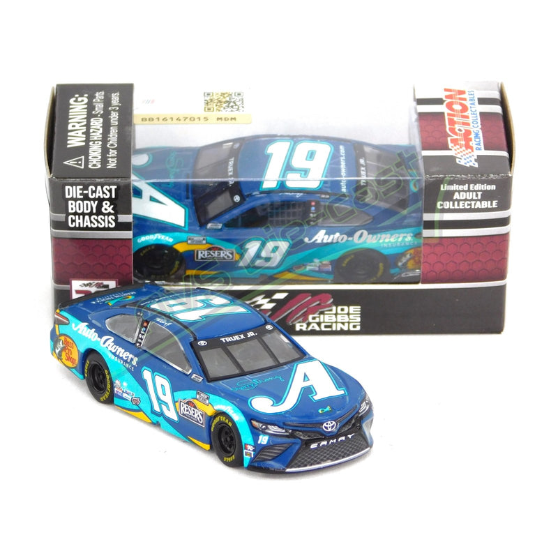 Martin Truex Jr 2021 Auto-Owners Insurance / Sherry Strong 1:64 Nascar Diecast Chassis Rubber Tires - Lionel Racing - AVS Diecast