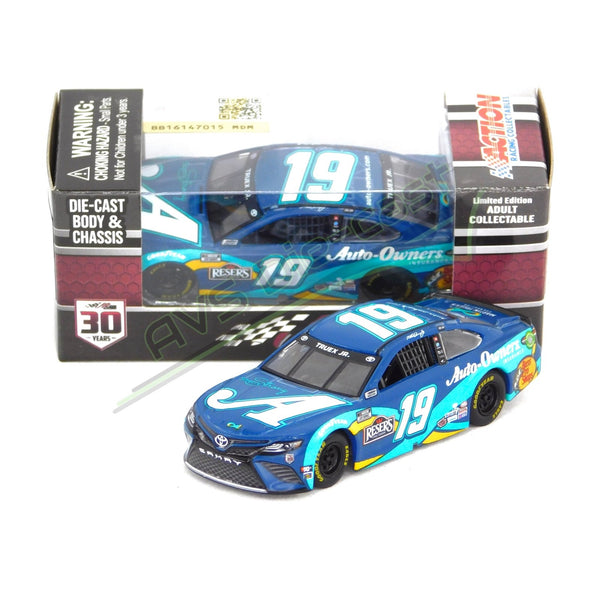 Martin Truex Jr 2021 Auto-Owners Insurance / Sherry Strong 1:64 Nascar Diecast Chassis Rubber Tires - Lionel Racing - AVS Diecast