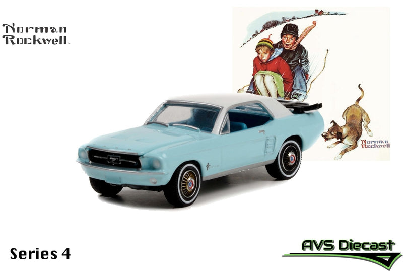 Norman Rockwell 54060-D 1967 Ford Mustang Coupe - Greenlight - AVS Diecast